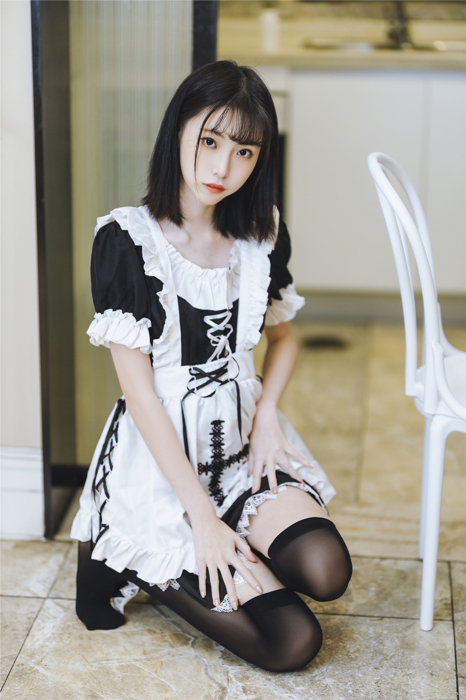 Xu LAN short skirt maid(6)